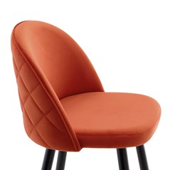 Ava Performance Velvet Bar Stools Set of 2