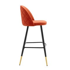 Ava Performance Velvet Bar Stools Set of 2