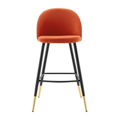 Ava Performance Velvet Bar Stools Set of 2