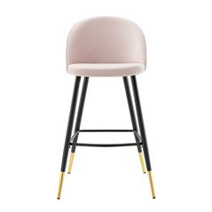 Ava Performance Velvet Bar Stools Set of 2