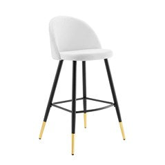 Ava Performance Velvet Bar Stools Set of 2