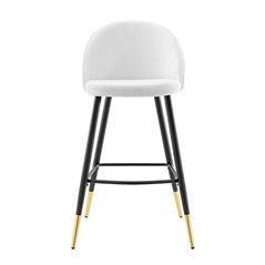 Ava Performance Velvet Bar Stools Set of 2