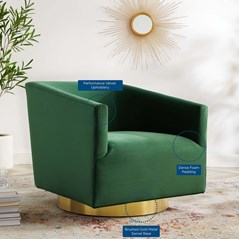 Arlo Accent Lounge Velvet Chair