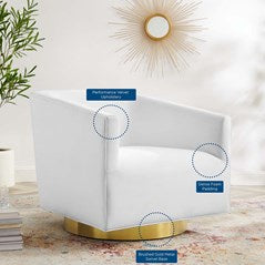 Arlo Accent Lounge Velvet Chair