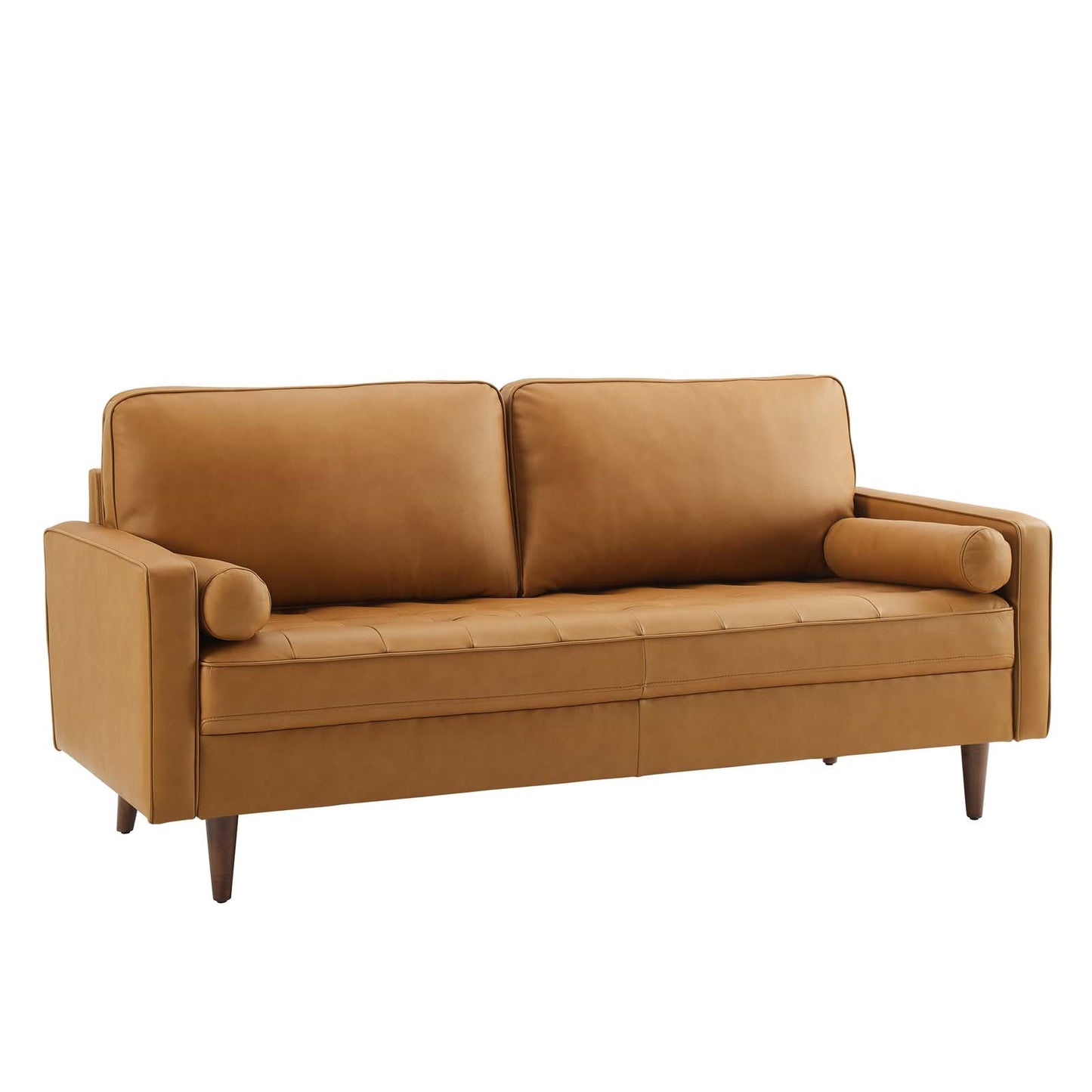 Logan Leather Sofa in Tan