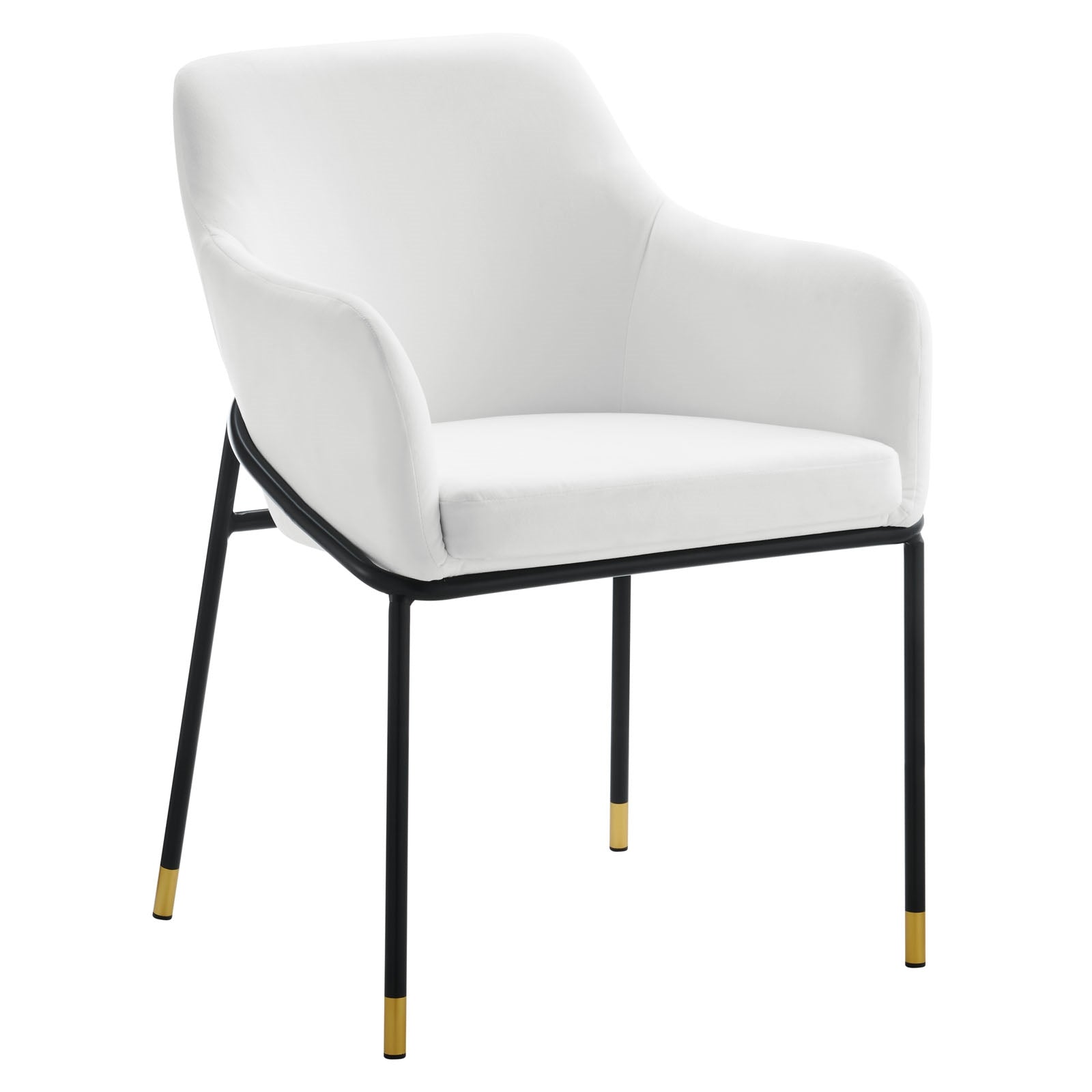 Jovie Performance Velvet Dining Armchair