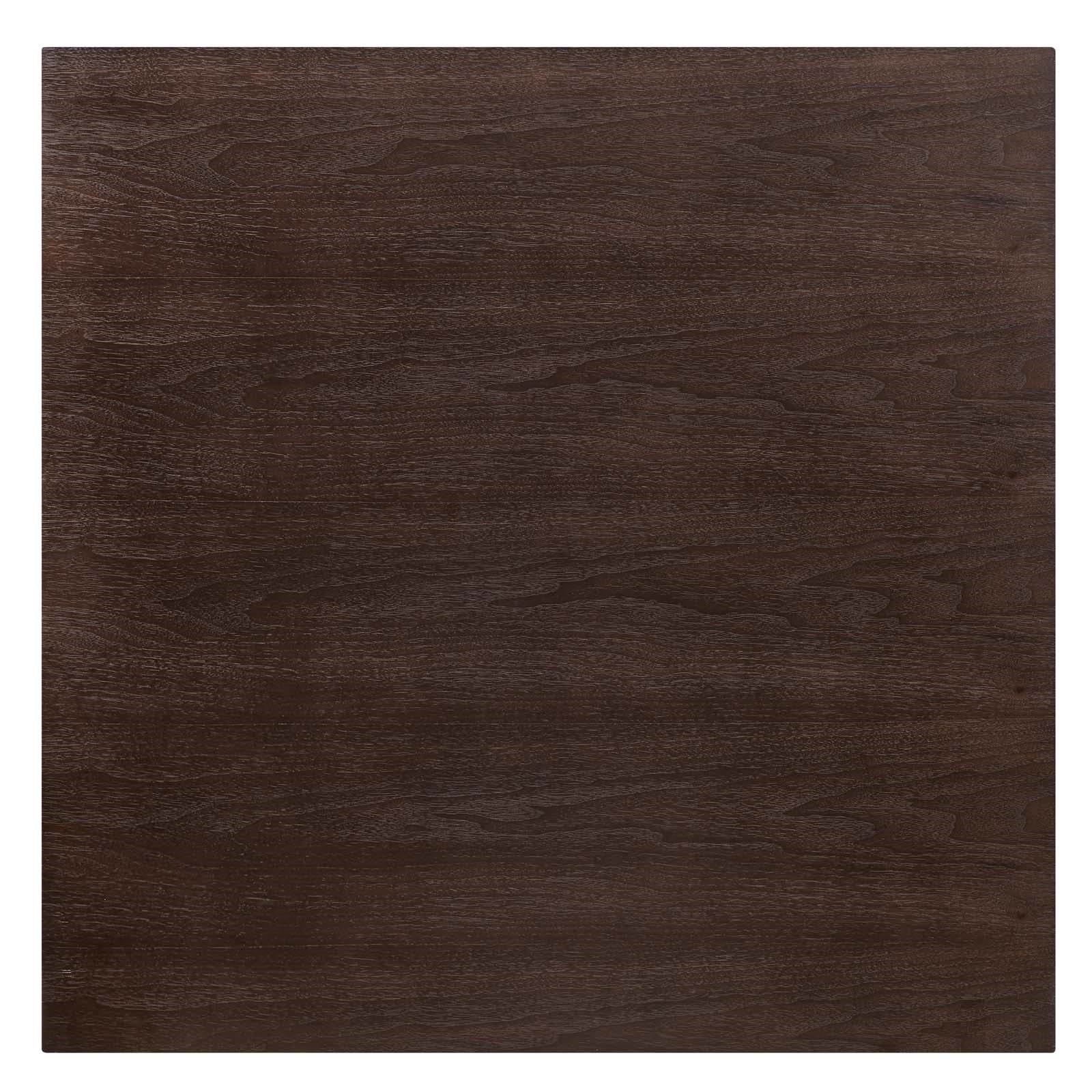 Jena 35" Cherry Walnut Square Dining Table