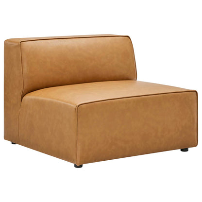 Lane Vegan 3 Seater Leather Sofa and Ottoman Set