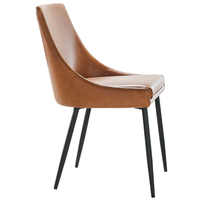 Lucy Vegan Leather Dining Chairs (Set of 2)