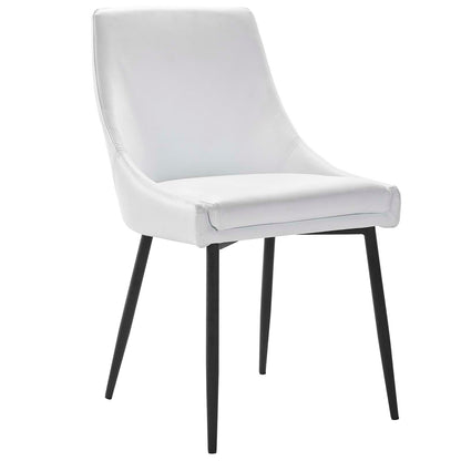 Lucy Vegan Leather Dining Chairs (Set of 2)