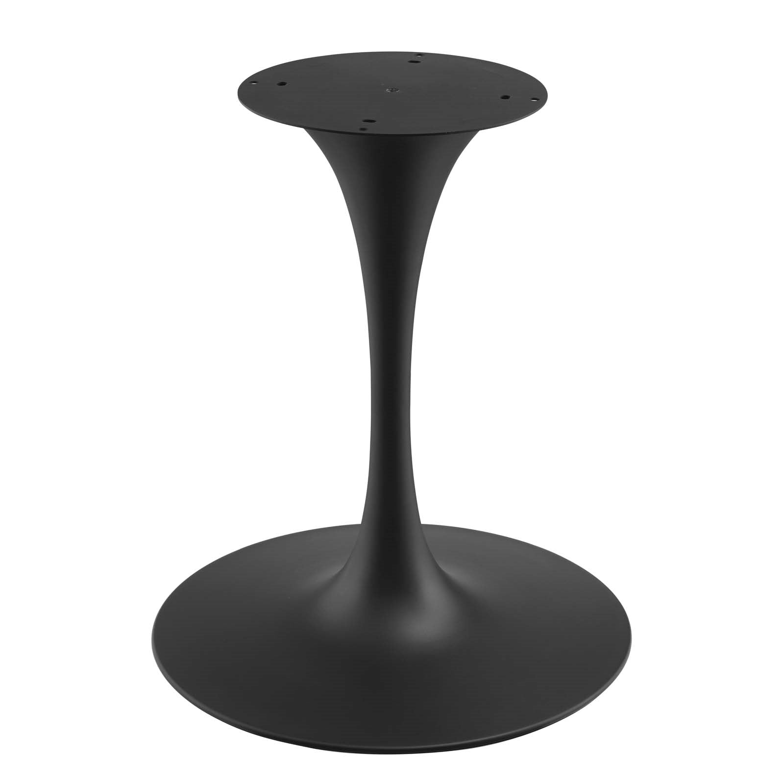 Tulip 60" Black Artificial Marble Dining Table