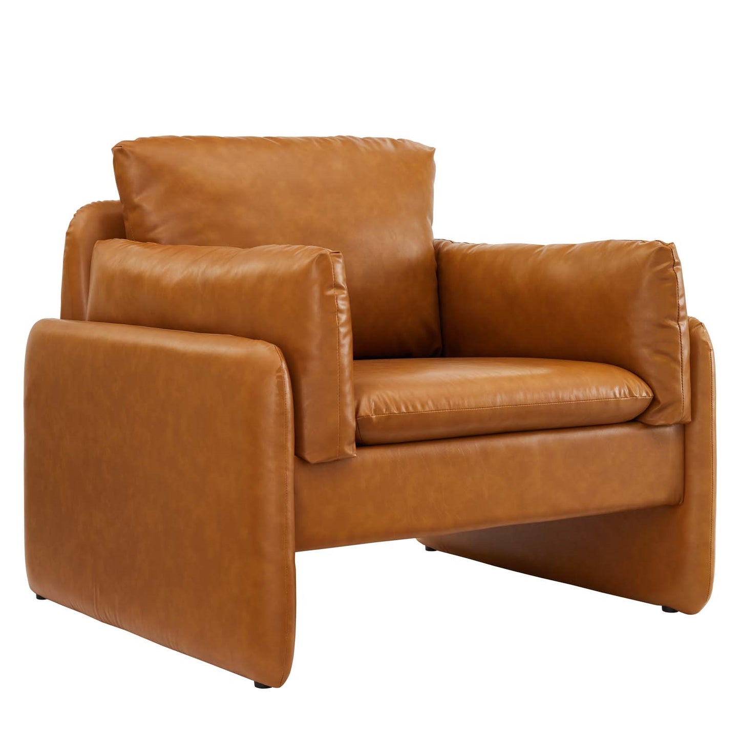 Louise Vegan Leather Armchair