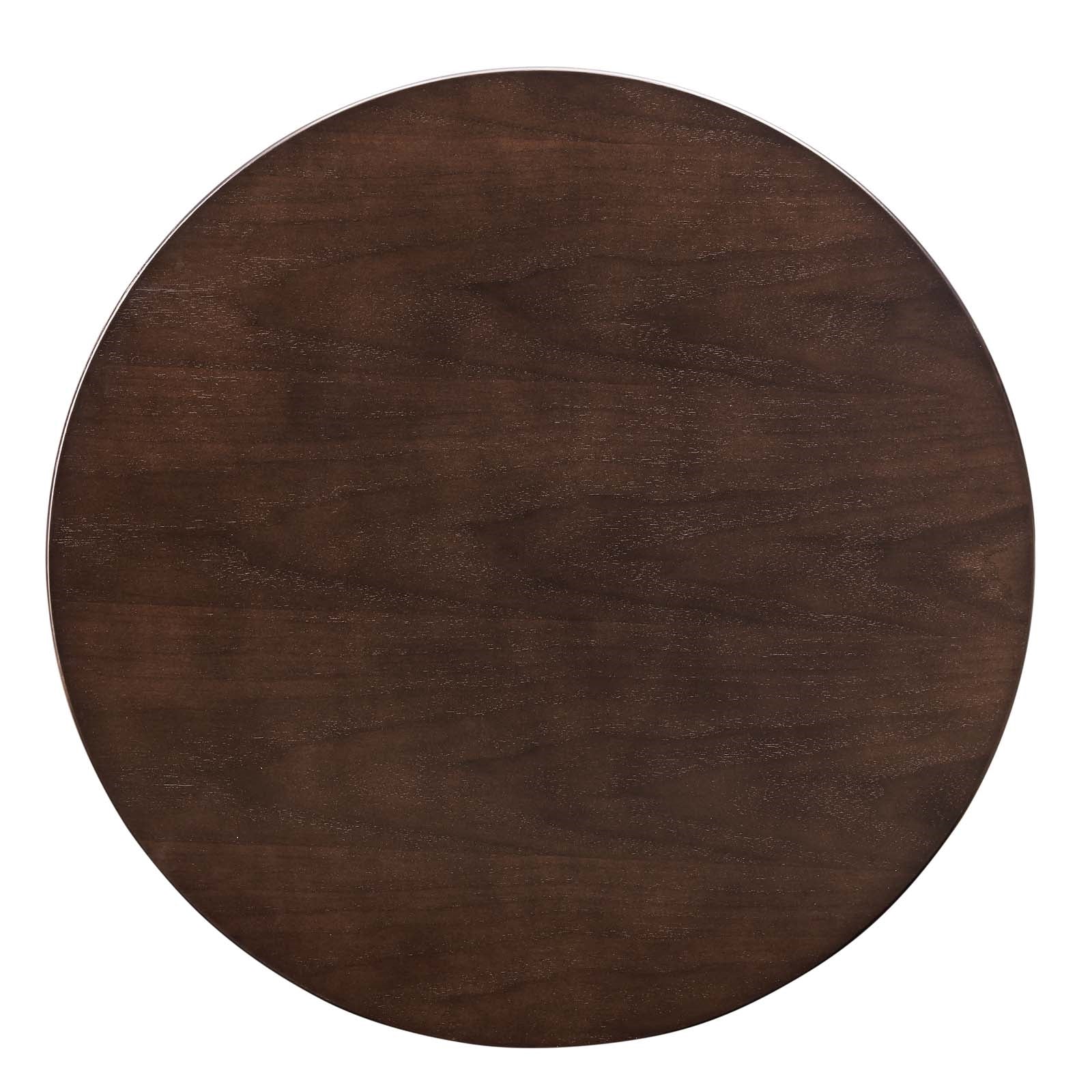 Tulip Style 28" Cherry Walnut Dining Table