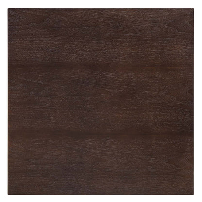 Tulip Style 24" Cherry Walnut Square Dining Table