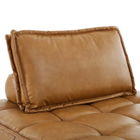 Claude Tufted Vegan Leather Vegan Leather 5-Piece Sectional Sofa