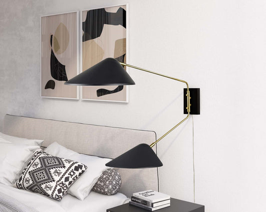 Haley 2-Light Swing Arm Wall Sconce