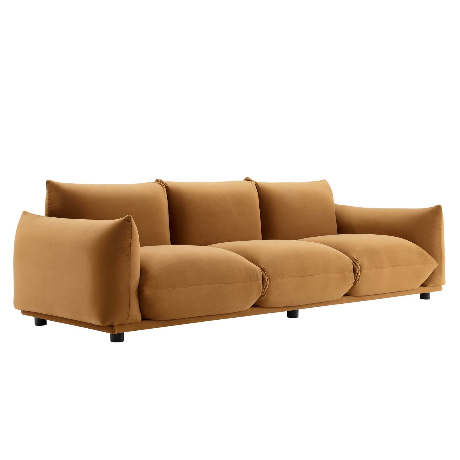 Levi Performance Velvet Sofa