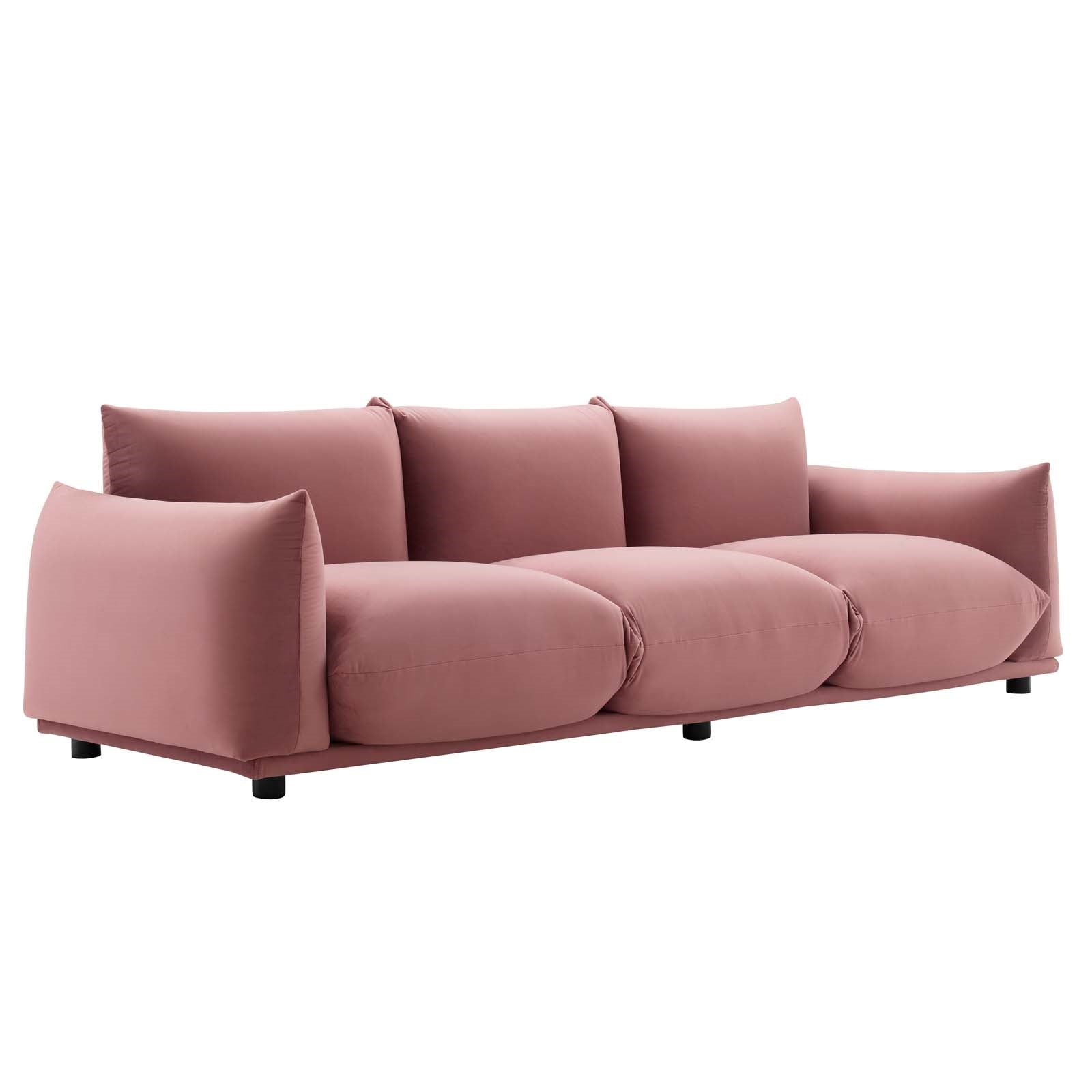 Levi Performance Velvet Sofa