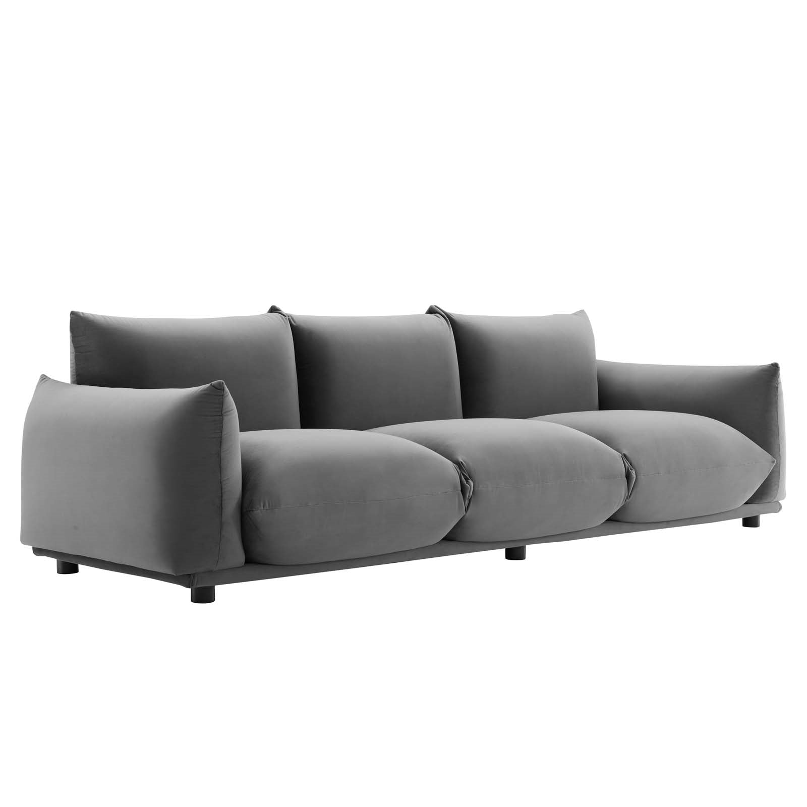 Levi Performance Velvet Sofa