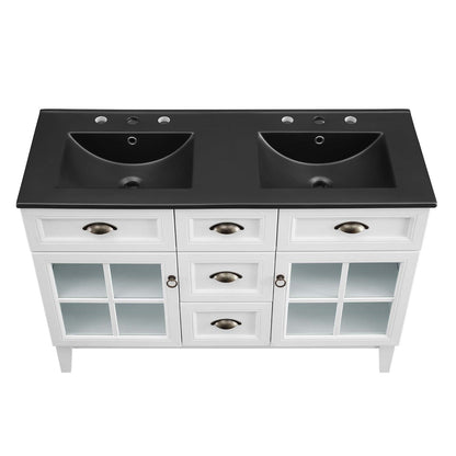 Colette 48" Double Bathroom Vanity Cabinet