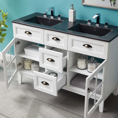 Colette 48" Double Bathroom Vanity Cabinet