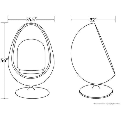 Egg Pod Style Chair - living-essentials