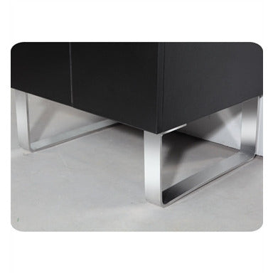 Fresca Vista Black Modern Bathroom Vanity w/ Medicine Cabinet - living-essentials