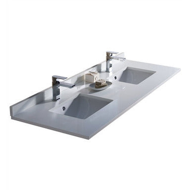 Fresca Oxford 60" Antique White Traditional Double Sink Bathroom Vanity - living-essentials