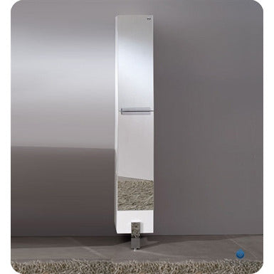 Fresca Adour 16" Light Walnut Modern Bathroom Vanity w/ Mirror - living-essentials