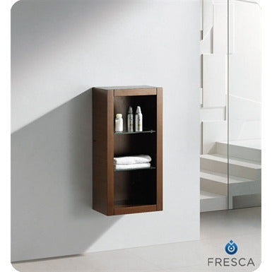 Fresca Allier 60" Wenge Brown Modern Double Sink Bathroom Vanity w/ Mirror - living-essentials