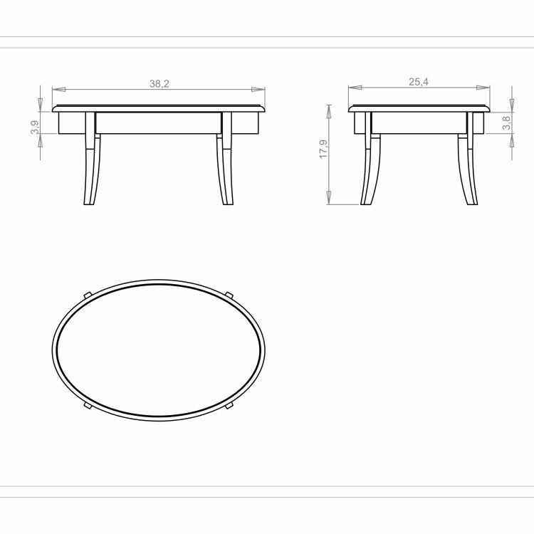 Classic Modern Coffee Table - living-essentials