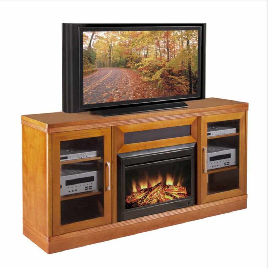 70" Console with E-Fireplace - living-essentials