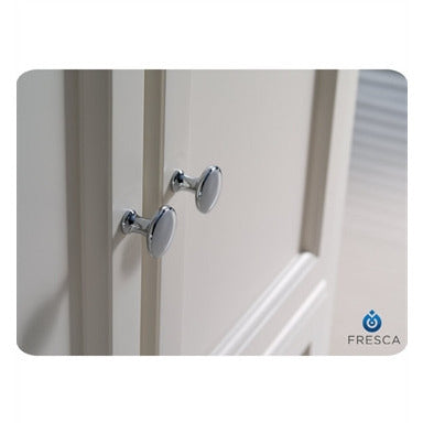 Fresca Oxford 48" Antique White Traditional Bathroom Vanity w/ 2 Side Cabinets - living-essentials