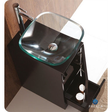 Fresca Brilliante Espresso Modern Bathroom Vanity w/ Mirror - living-essentials