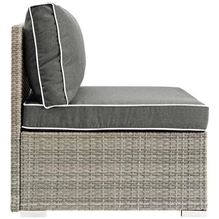 Rennie Outdoor Patio Armless Chair - living-essentials