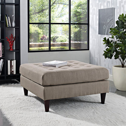 Empire Upholstered Large Ottoman - living-essentials