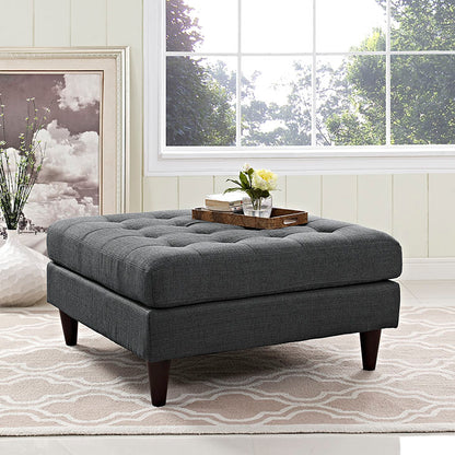 Empire Upholstered Large Ottoman - living-essentials
