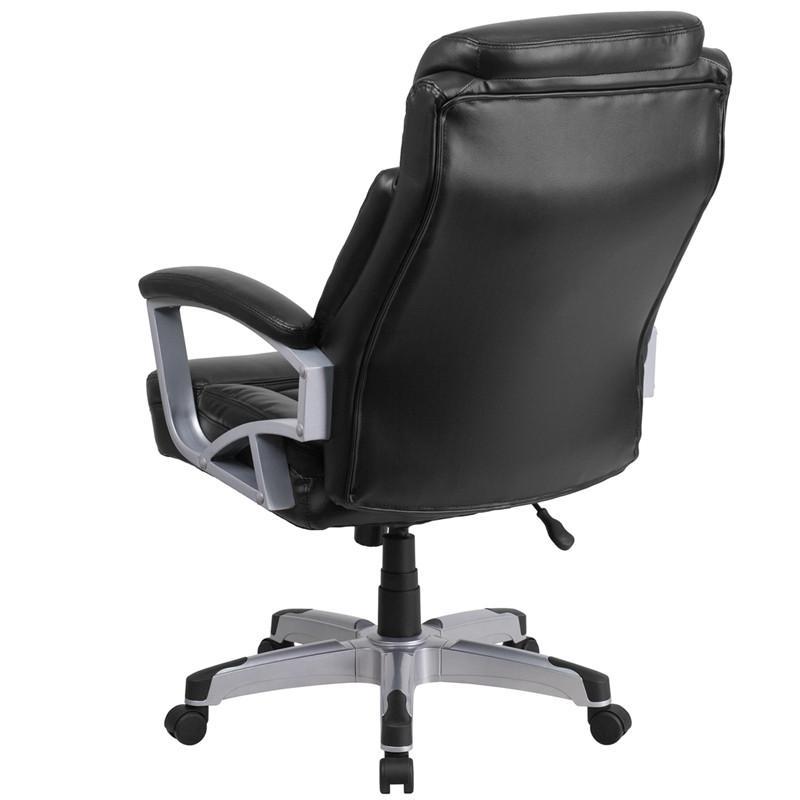 Capacity Big & Tall Black Leather Executive Office Chair - living-essentials