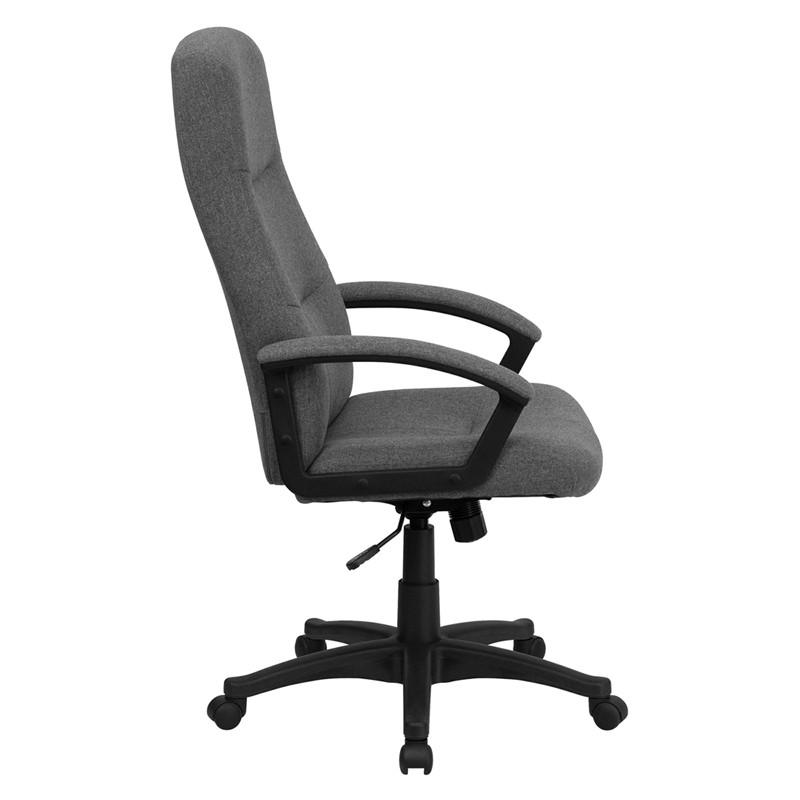 Gray Fabric Office Chair - living-essentials