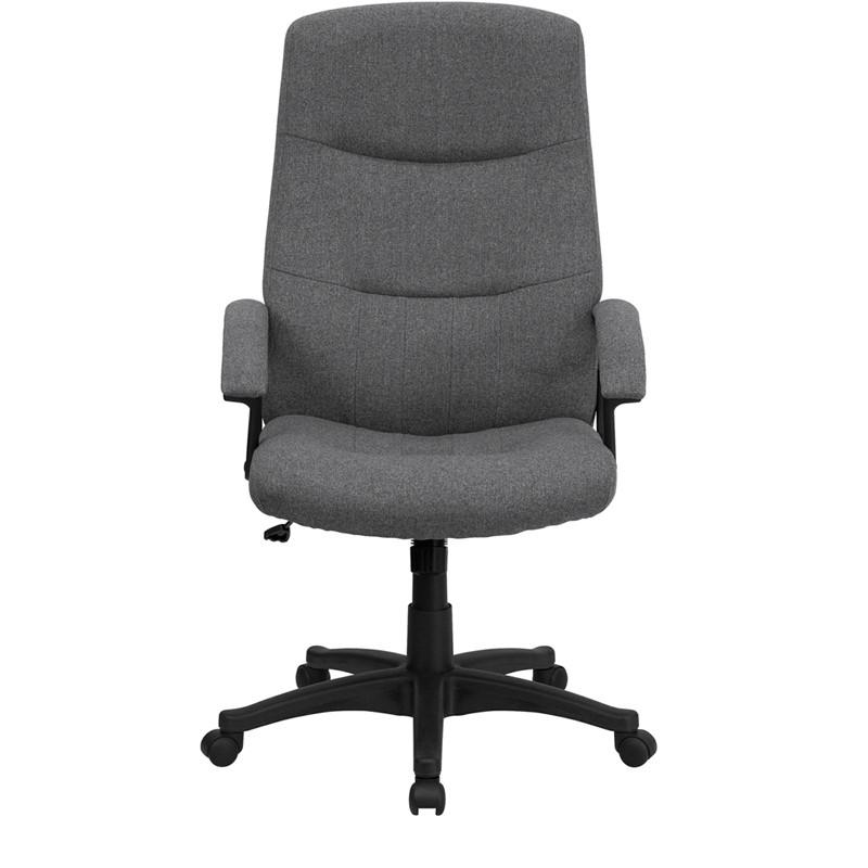Gray Fabric Office Chair - living-essentials