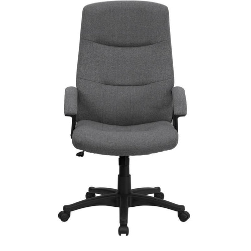 Gray Fabric Office Chair - living-essentials