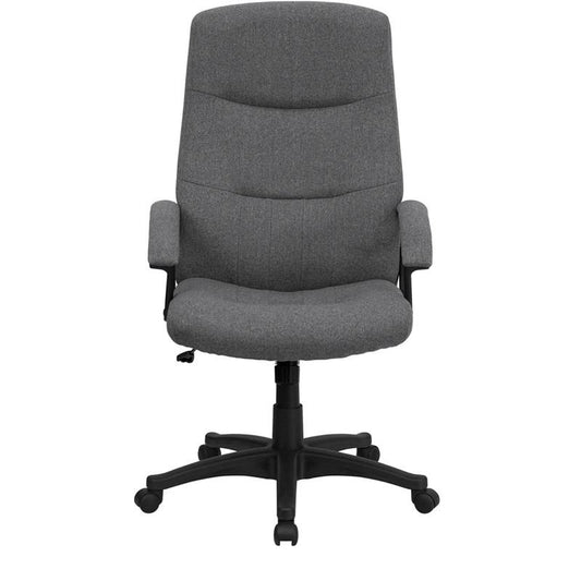 Gray Fabric Office Chair - living-essentials