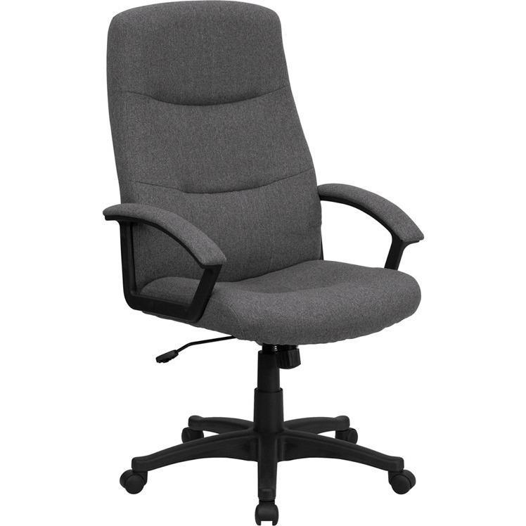 Gray Fabric Office Chair - living-essentials
