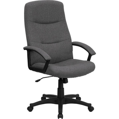 Gray Fabric Office Chair - living-essentials