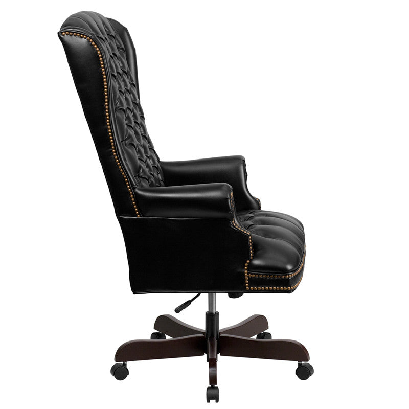 Oxford Tufted Executive Leather Office Chair - living-essentials