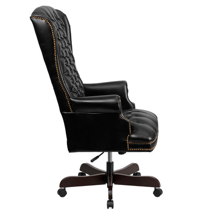Oxford Tufted Executive Leather Office Chair - living-essentials