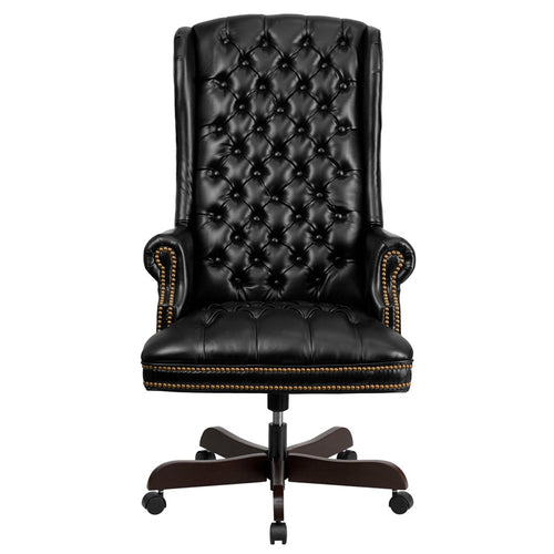 Oxford Tufted Executive Leather Office Chair - living-essentials