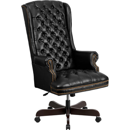 Oxford Tufted Executive Leather Office Chair - living-essentials