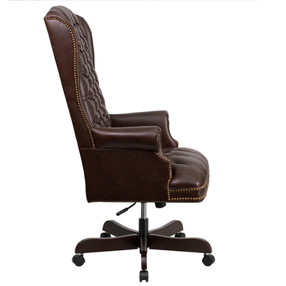 Oxford Tufted Executive Leather Office Chair - living-essentials