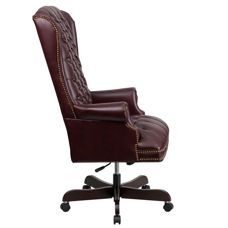 Oxford Tufted Executive Leather Office Chair - living-essentials